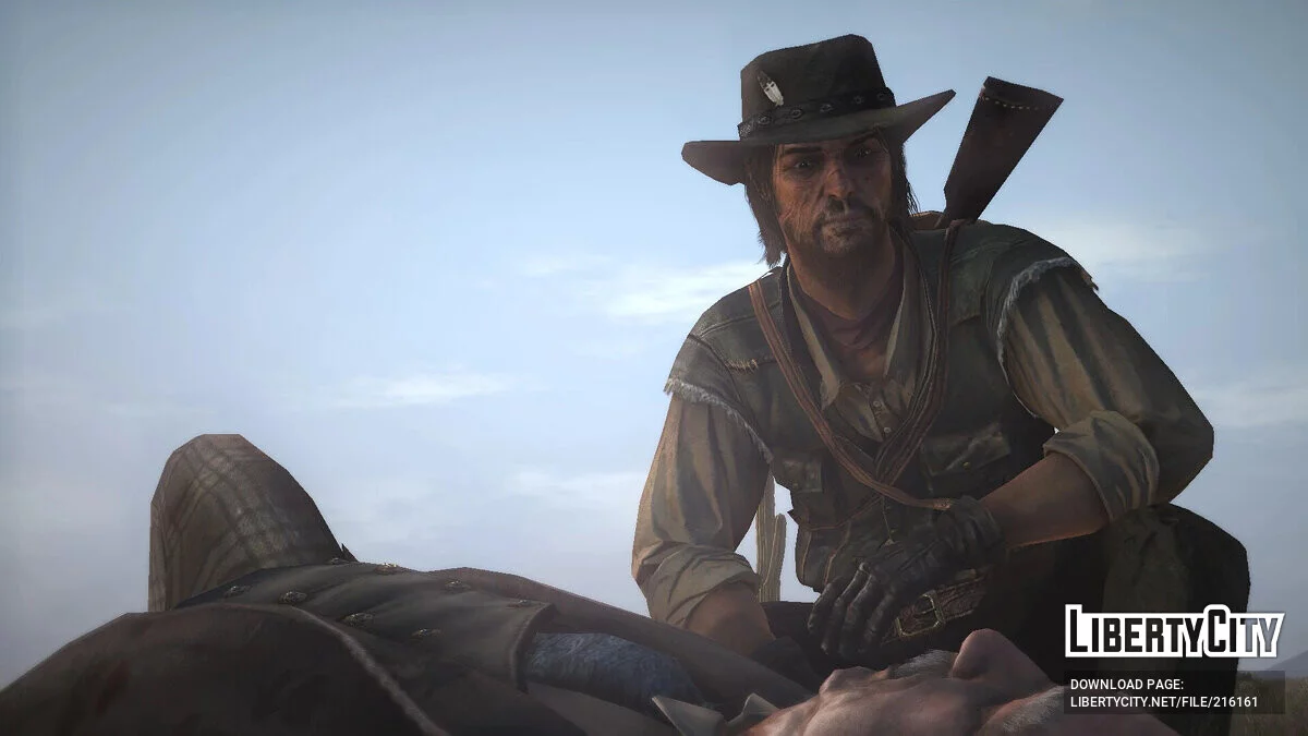 Лицо Джона Марстона в высоком качестве / Red Dead Redemption