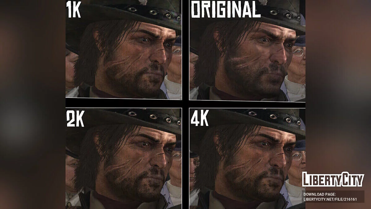 Лицо Джона Марстона в высоком качестве / Red Dead Redemption