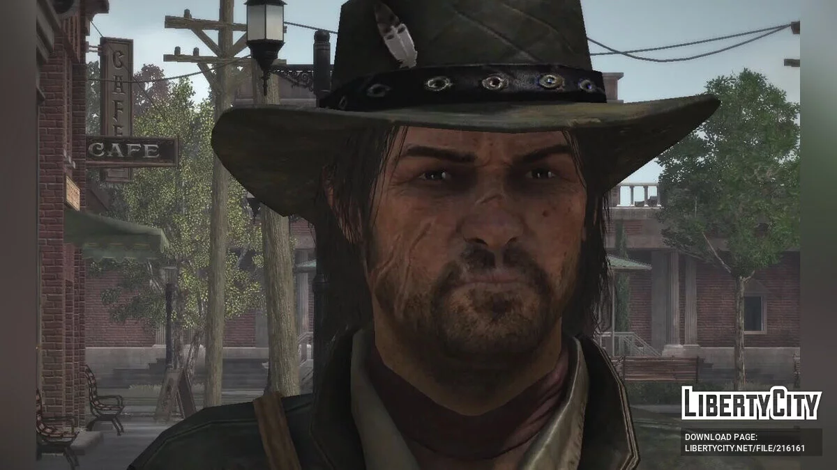 Лицо Джона Марстона в высоком качестве / Red Dead Redemption