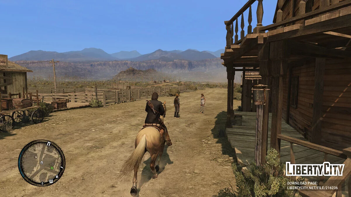 Мини-карта в стиле GTA 4 TLAD / Red Dead Redemption