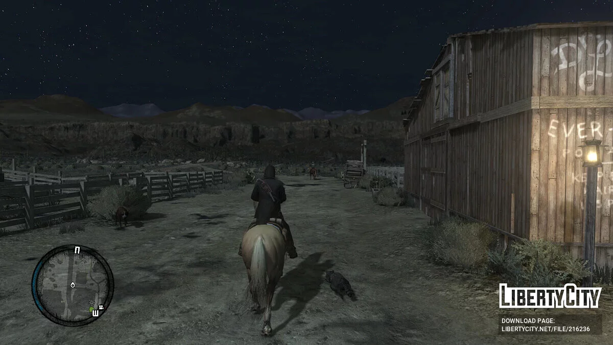 Мини-карта в стиле GTA 4 TLAD / Red Dead Redemption
