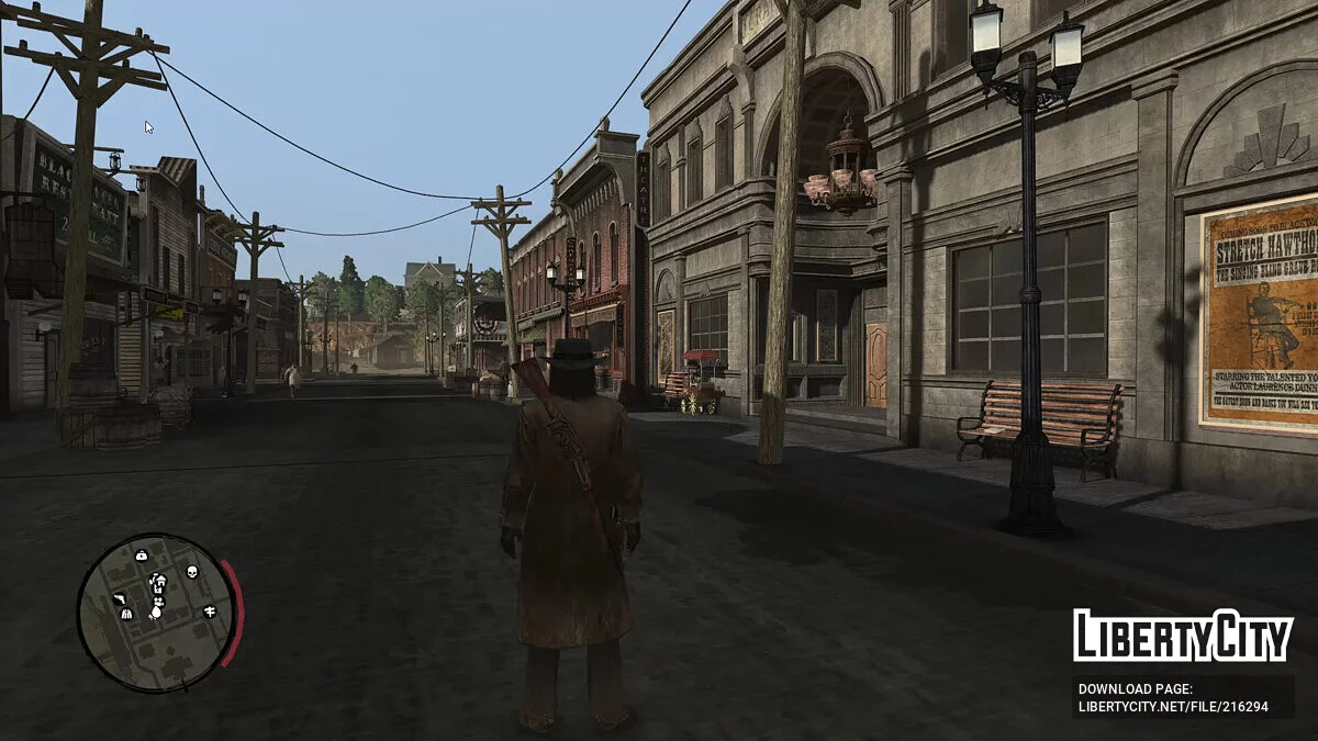Мини-карта в стиле RDR2 V2 / Red Dead Redemption