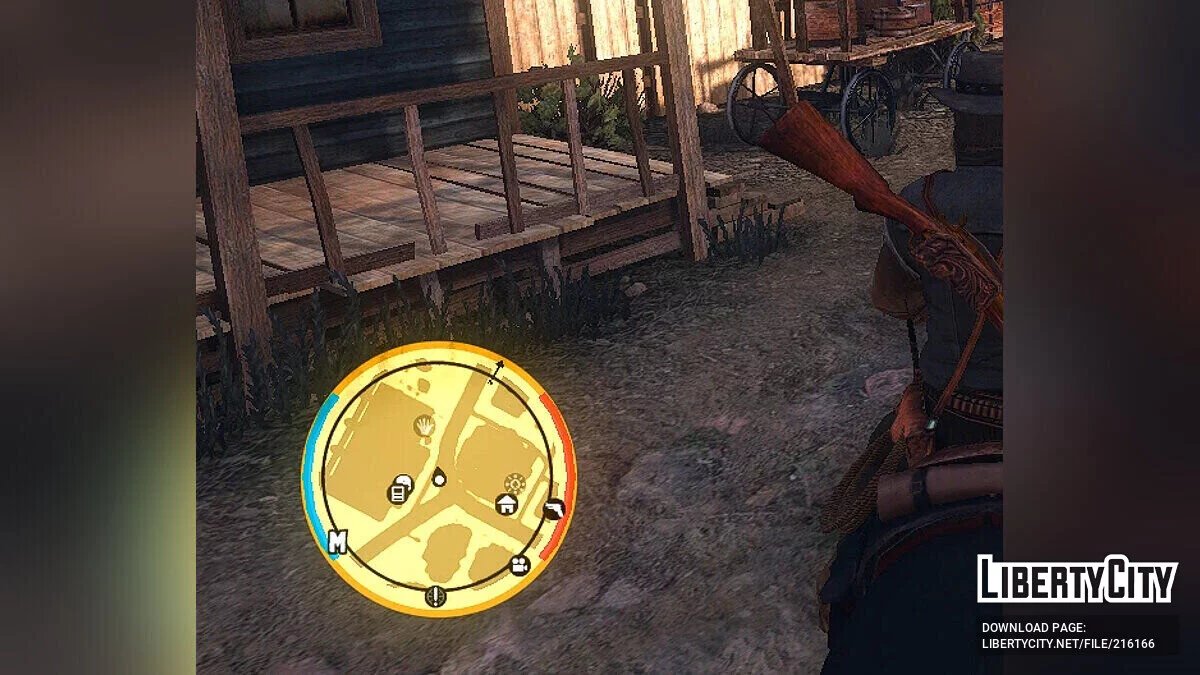 Мини-карта в стиле RDR2 / Red Dead Redemption
