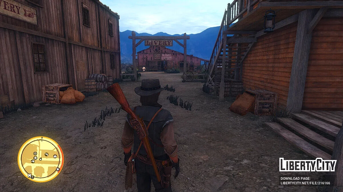 Мини-карта в стиле RDR2 / Red Dead Redemption
