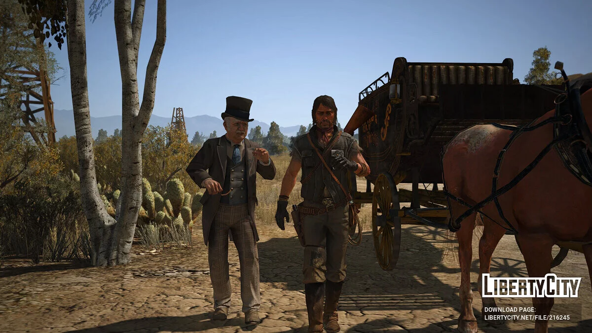 Наряд банды Уолтонов без шляпы / Red Dead Redemption