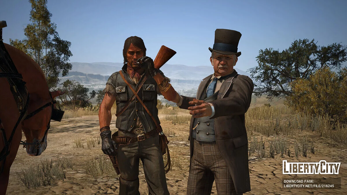Наряд банды Уолтонов без шляпы / Red Dead Redemption