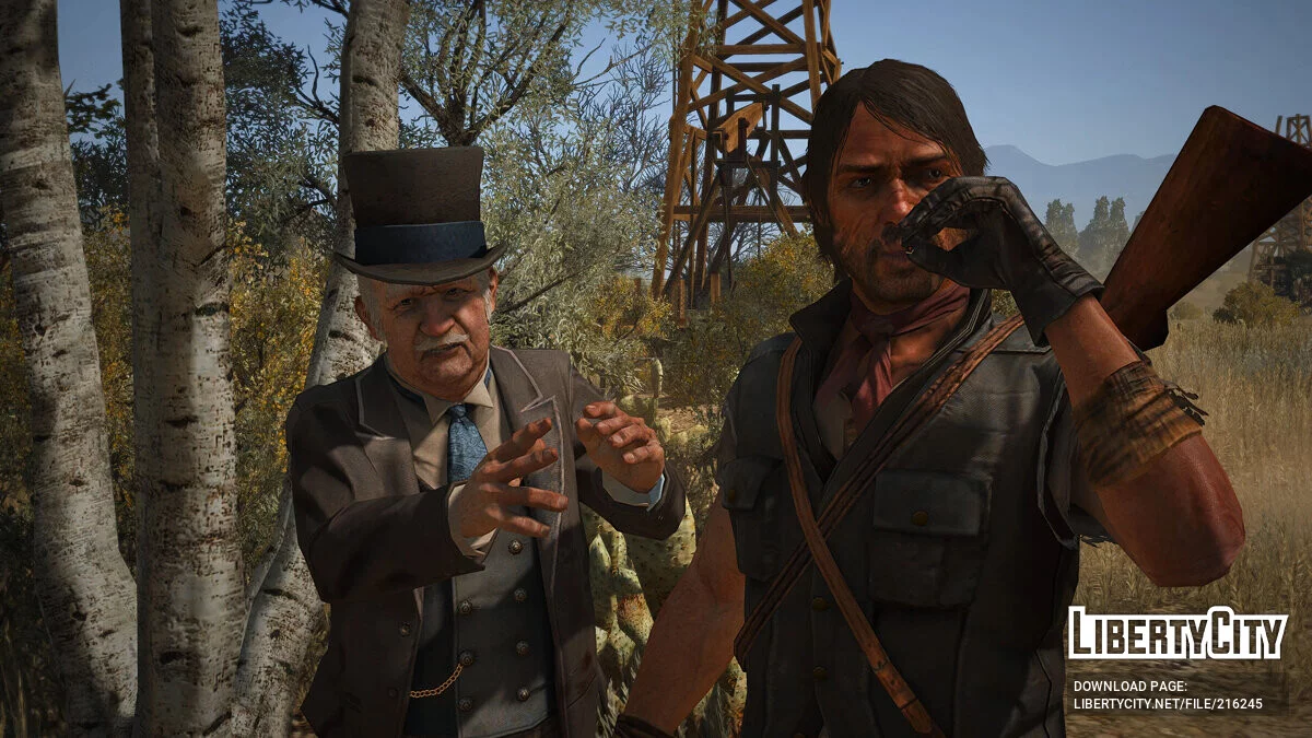 Наряд банды Уолтонов без шляпы / Red Dead Redemption