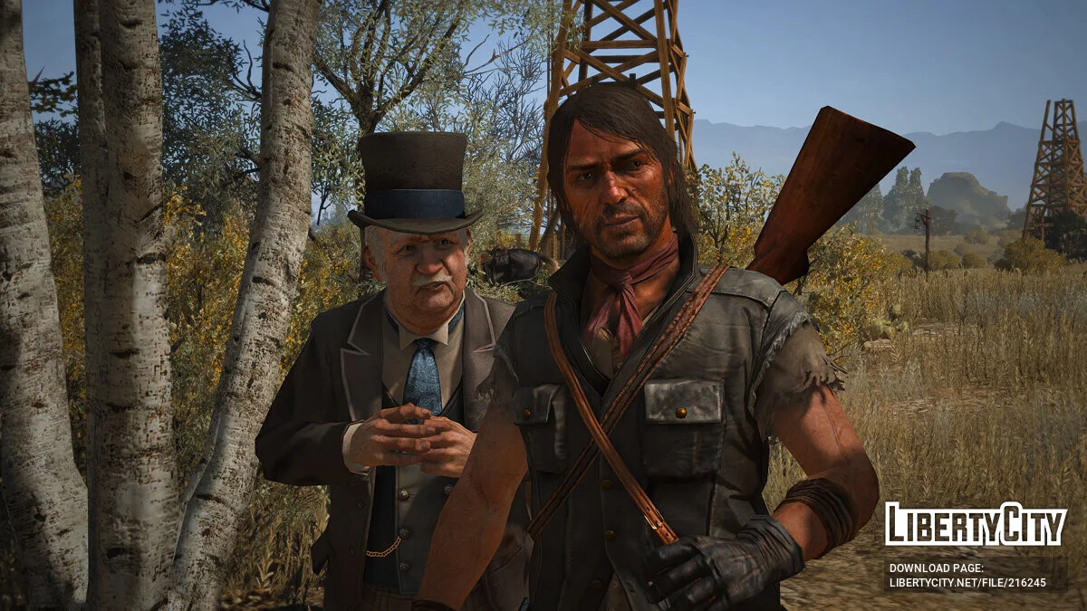 Наряд банды Уолтонов без шляпы / Red Dead Redemption