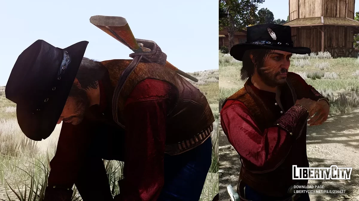 Новые цвета для одежды Джона / Red Dead Redemption