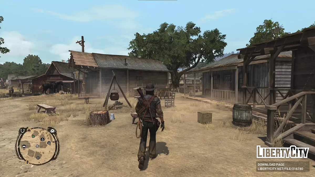 Новый рисованный радар и иконки / Red Dead Redemption