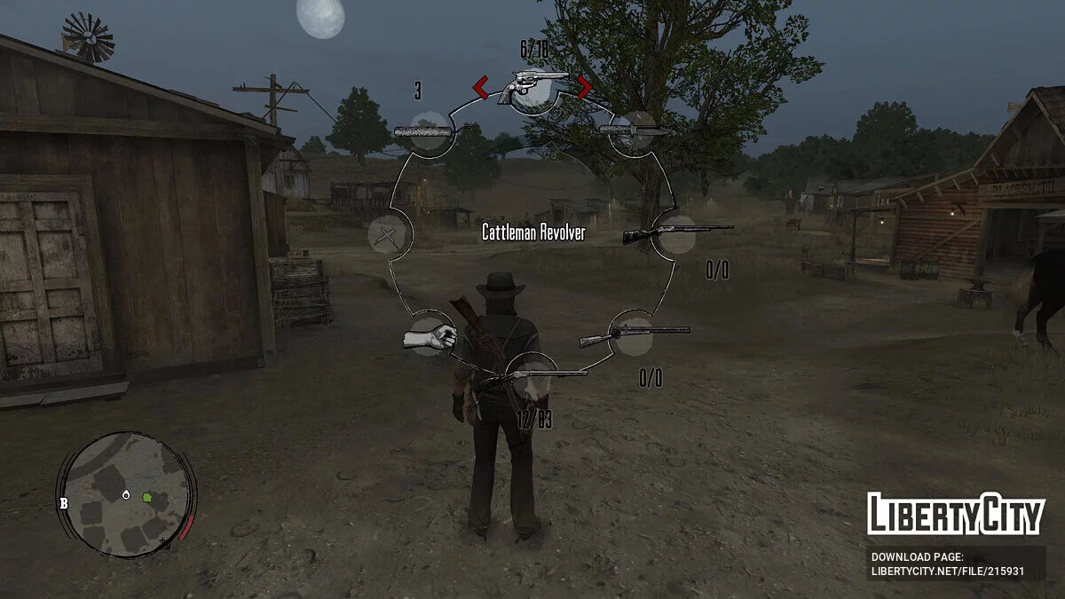 Оружейное колесо в стиле Rawson and Co / Red Dead Redemption