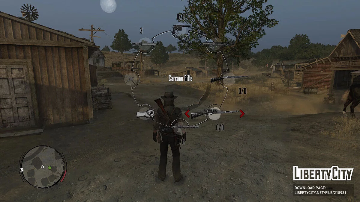 Оружейное колесо в стиле Rawson and Co / Red Dead Redemption