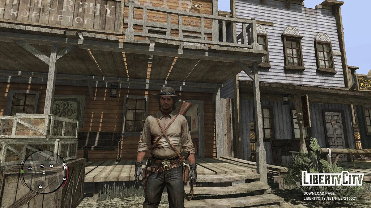 Раненный Джон Марстон вместо стандартной версии / Red Dead Redemption