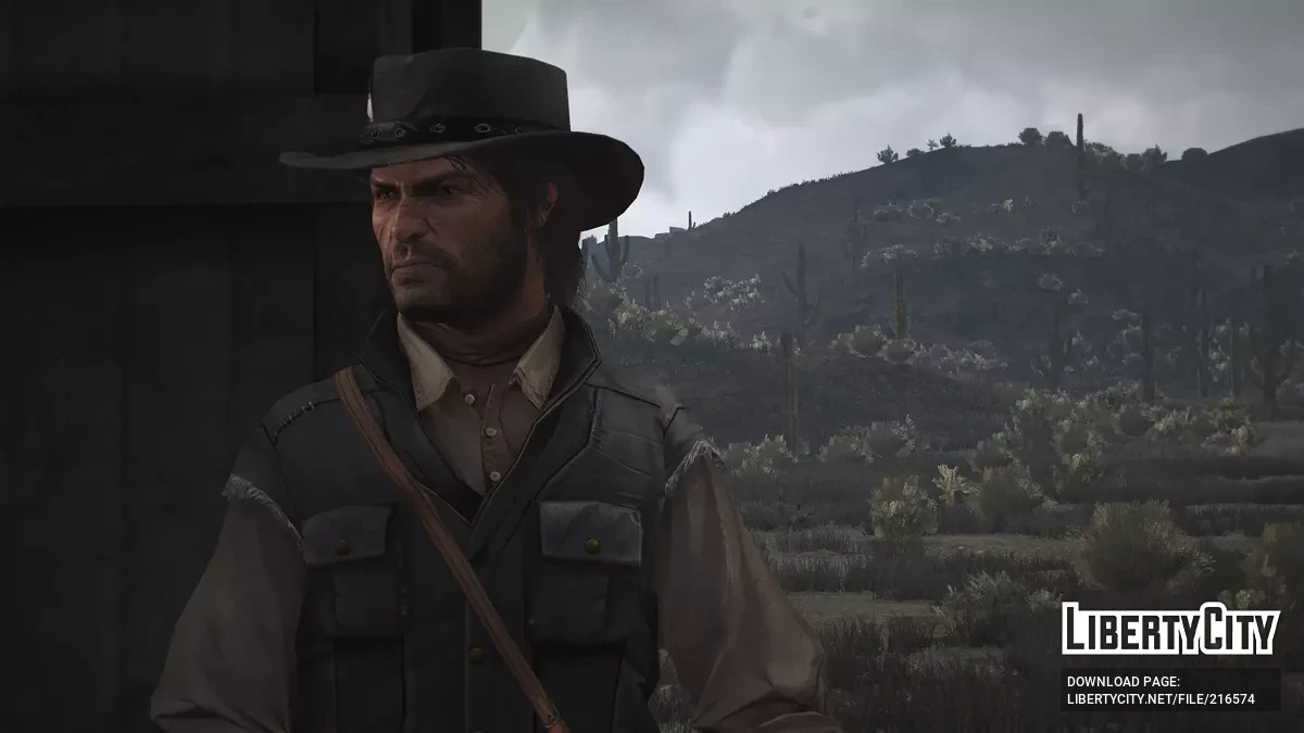 Улучшение текстур Джона Марстона в 4 раза / Red Dead Redemption