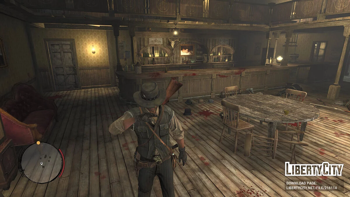 Улучшенные текстуры крови / Red Dead Redemption