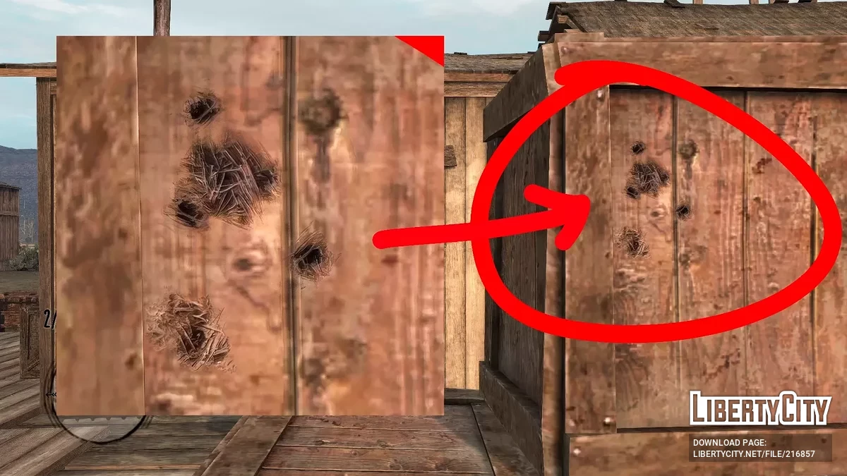 Улучшенные текстуры многих деталей / Red Dead Redemption