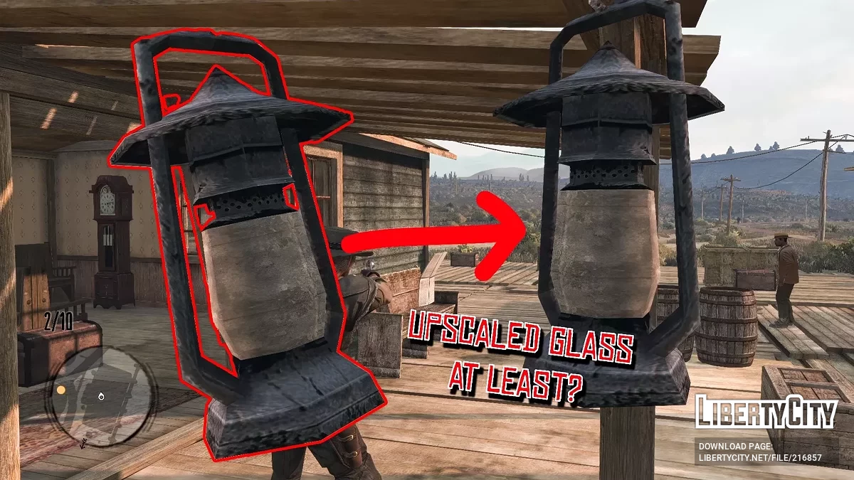 Улучшенные текстуры многих деталей / Red Dead Redemption