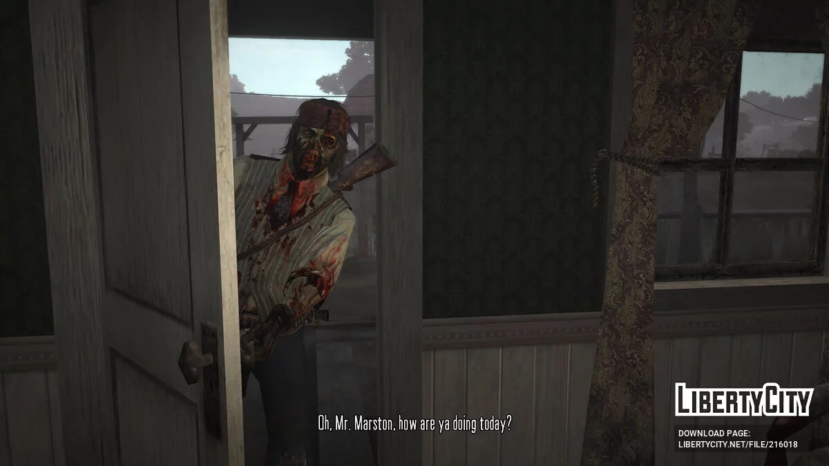 Зомби Джон (замена стандартного наряда) / Red Dead Redemption