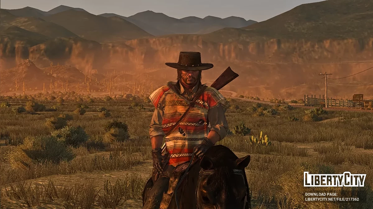 Шляпа из костюма смертельного убийцы для других нарядов / Red Dead Redemption