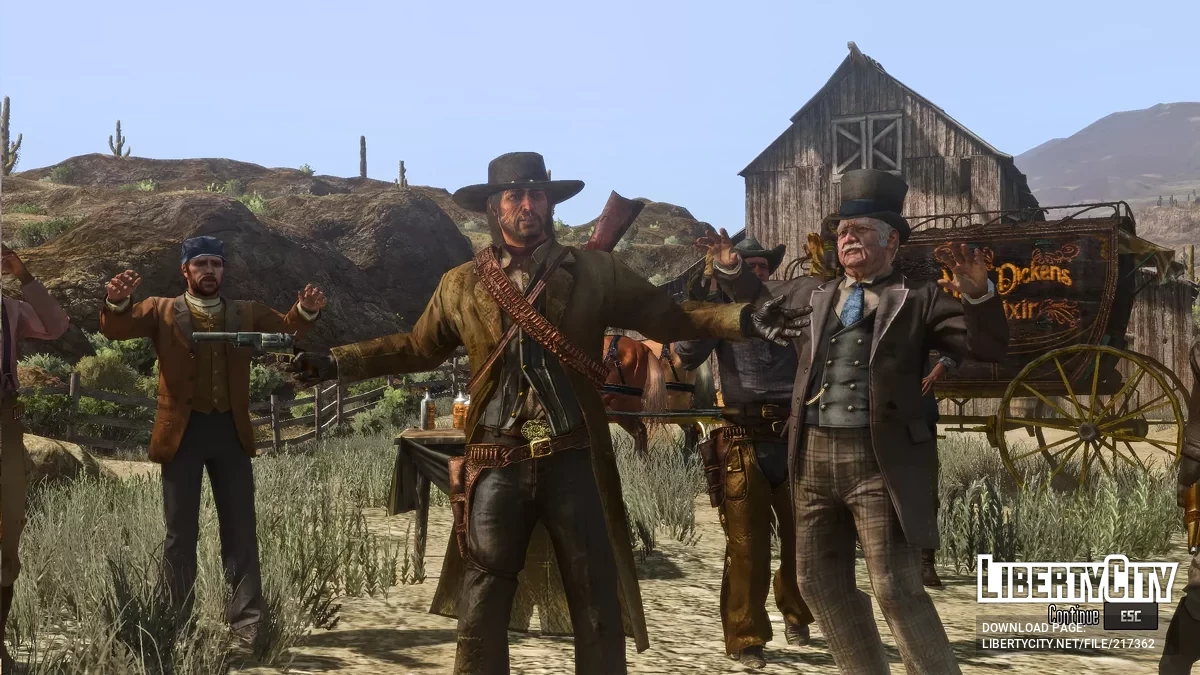 Шляпа из костюма смертельного убийцы для других нарядов / Red Dead Redemption