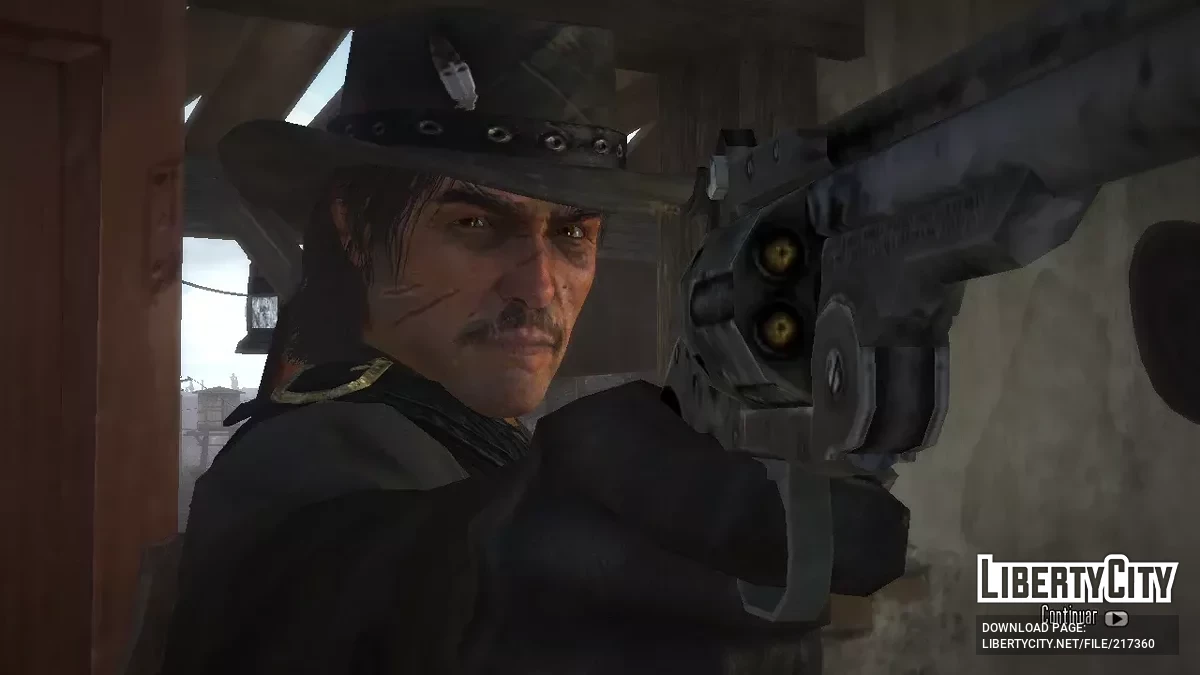 Суровый Джон Марстон с усами / Red Dead Redemption