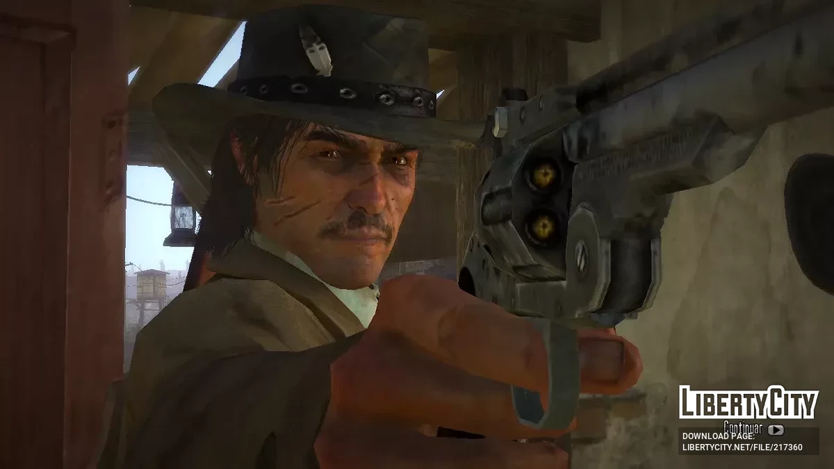 Суровый Джон Марстон с усами / Red Dead Redemption