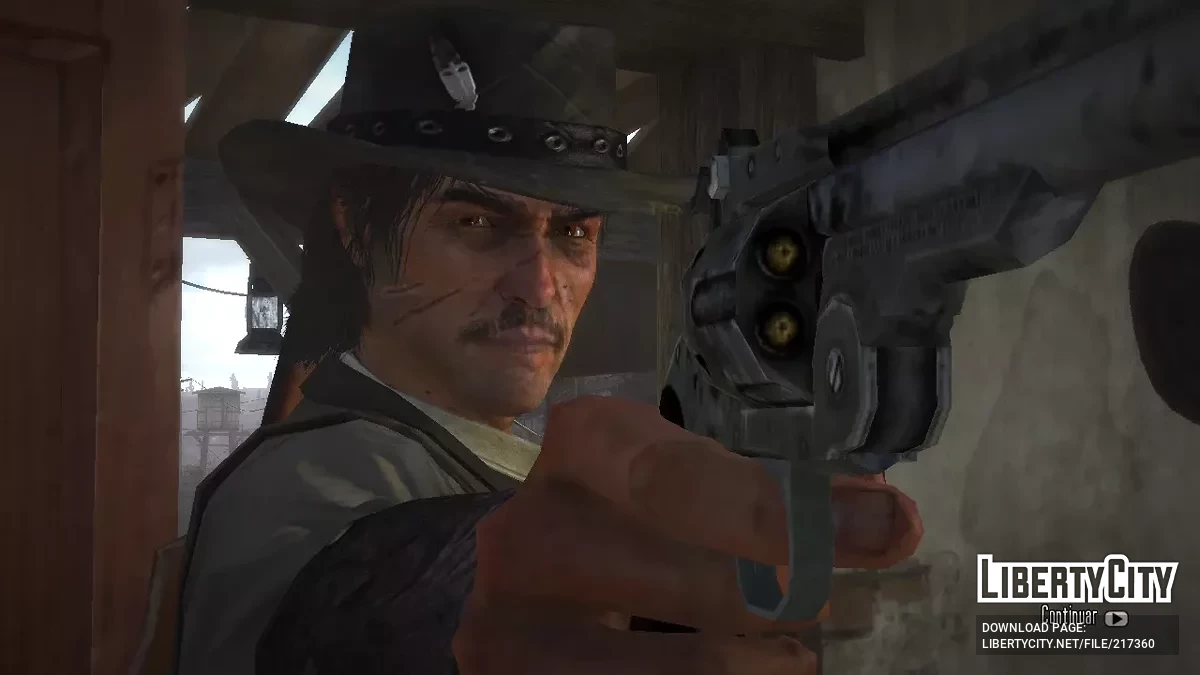 Суровый Джон Марстон с усами / Red Dead Redemption