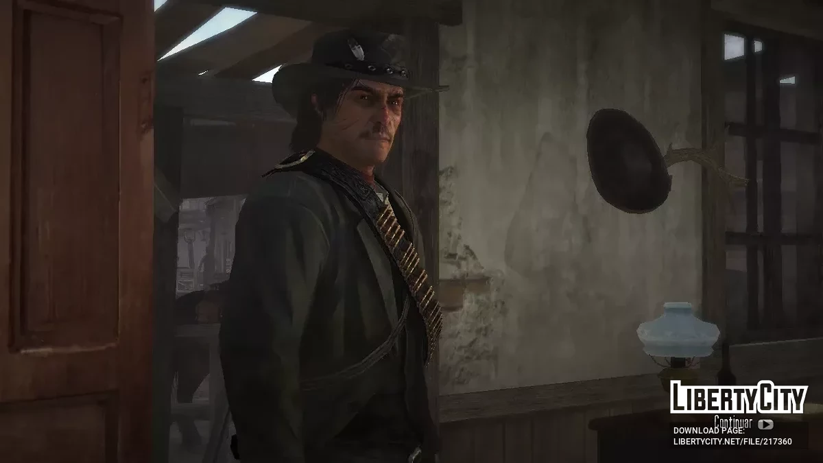 Суровый Джон Марстон с усами / Red Dead Redemption