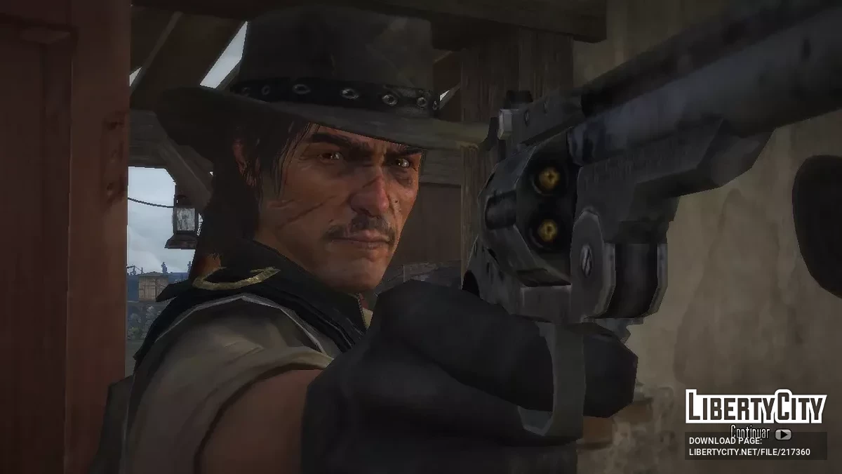 Суровый Джон Марстон с усами / Red Dead Redemption