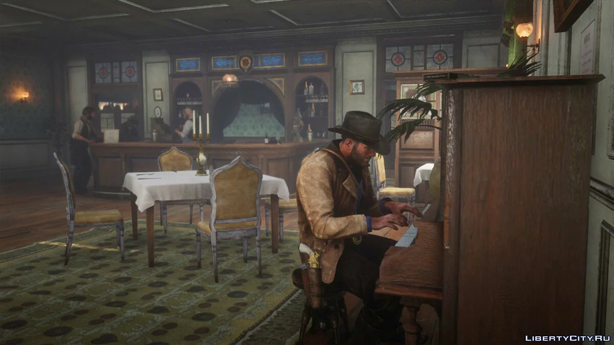 Играть на пианино / Red Dead Redemption 2