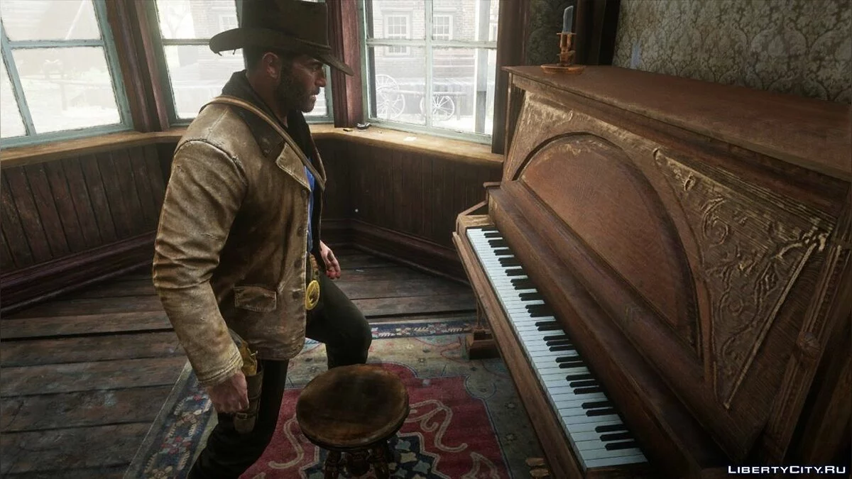 Играть на пианино / Red Dead Redemption 2