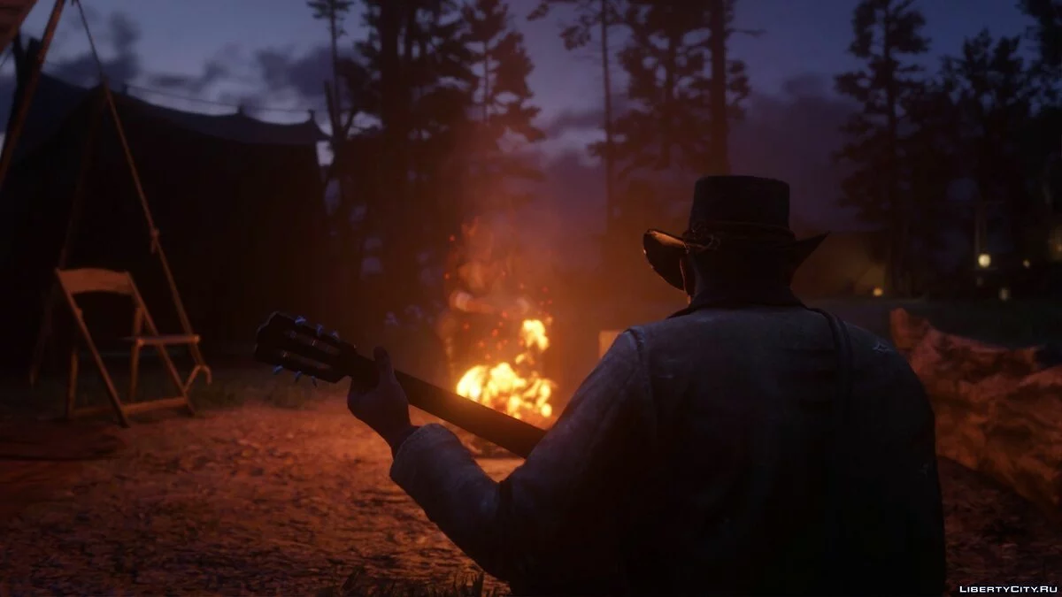 Возможность играть на гитаре / Red Dead Redemption 2