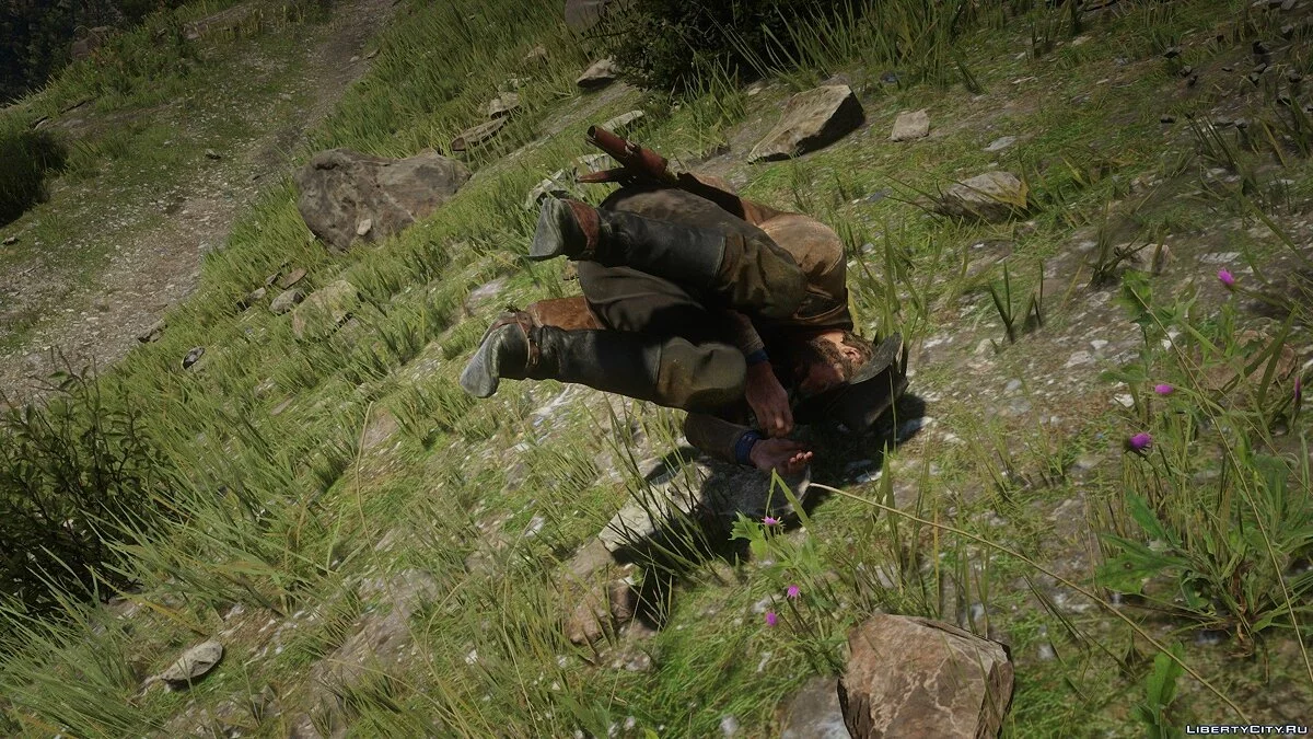 Замедление при падении / Red Dead Redemption 2