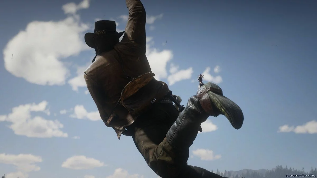 Замедление при падении / Red Dead Redemption 2