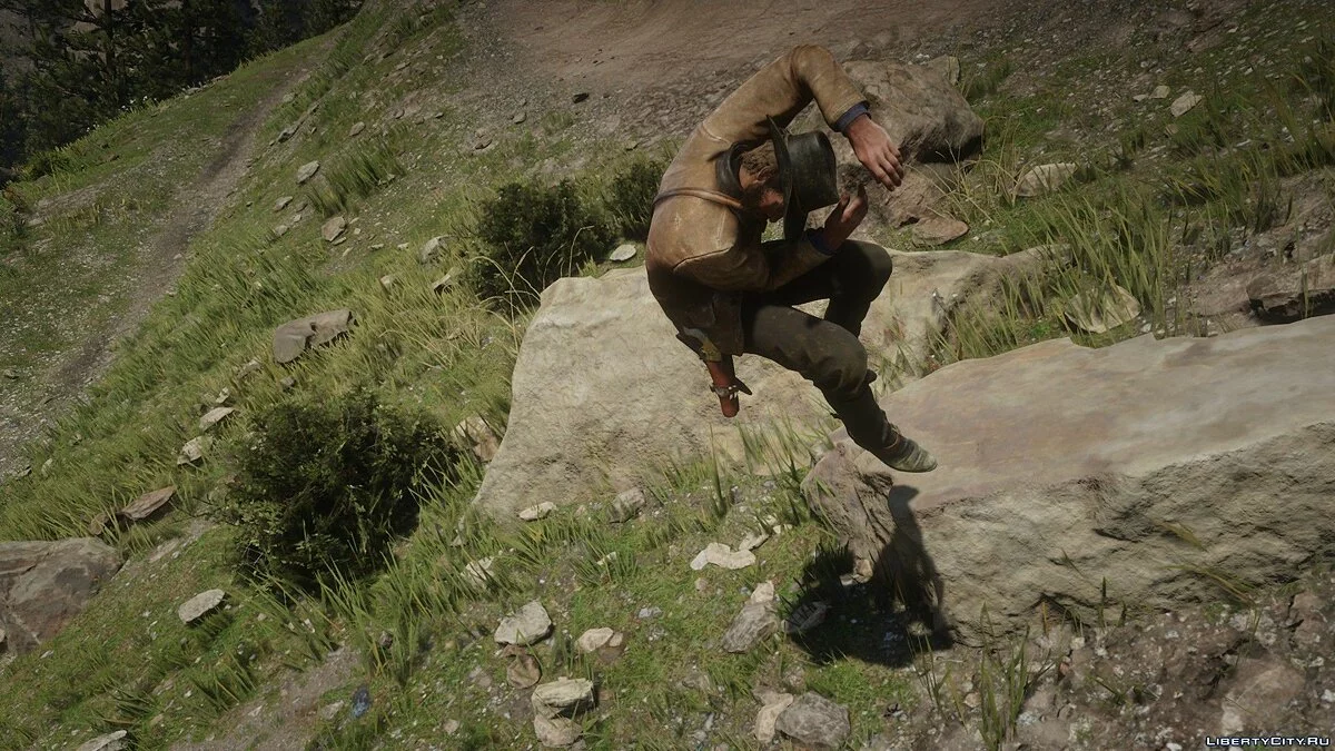 Замедление при падении / Red Dead Redemption 2