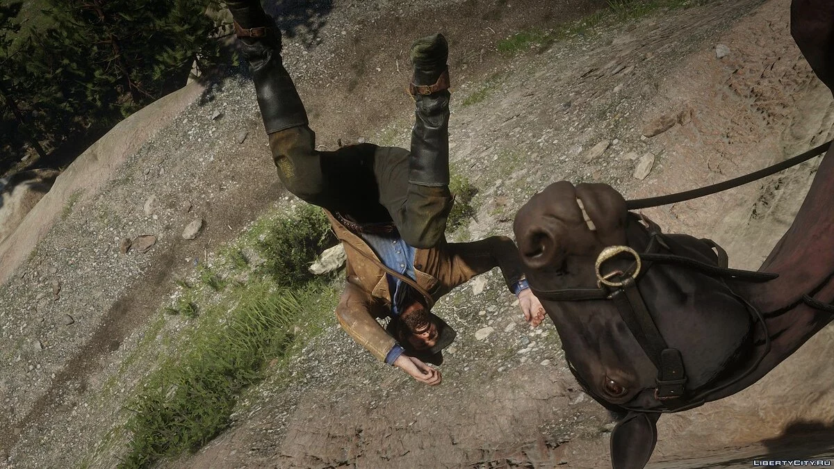 Замедление при падении / Red Dead Redemption 2