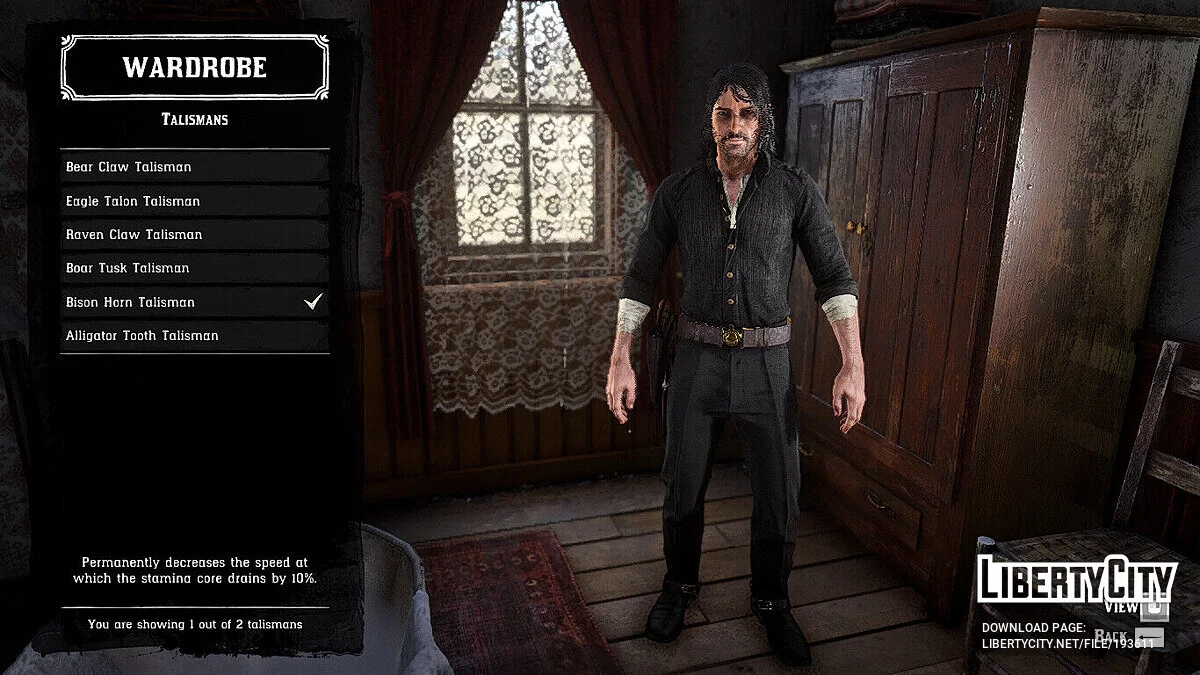 Restored Clothes in Wardrobe [1.0.0] / Red Dead Redemption 2