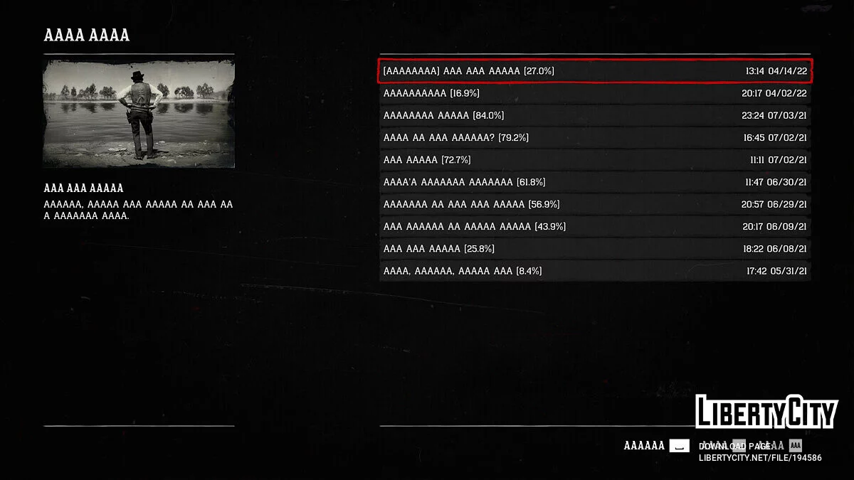 RDR2, But With A's [1.0.0] / Red Dead Redemption 2