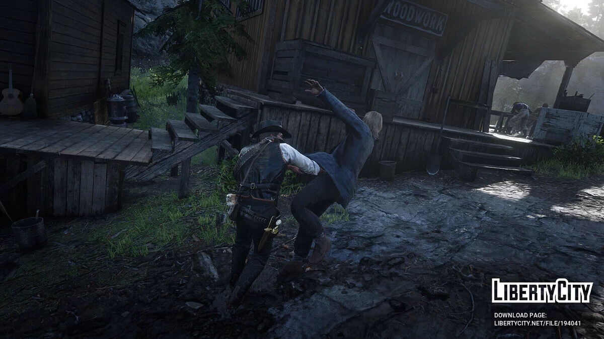 Shove instead of tackle [1.0.0] / Red Dead Redemption 2