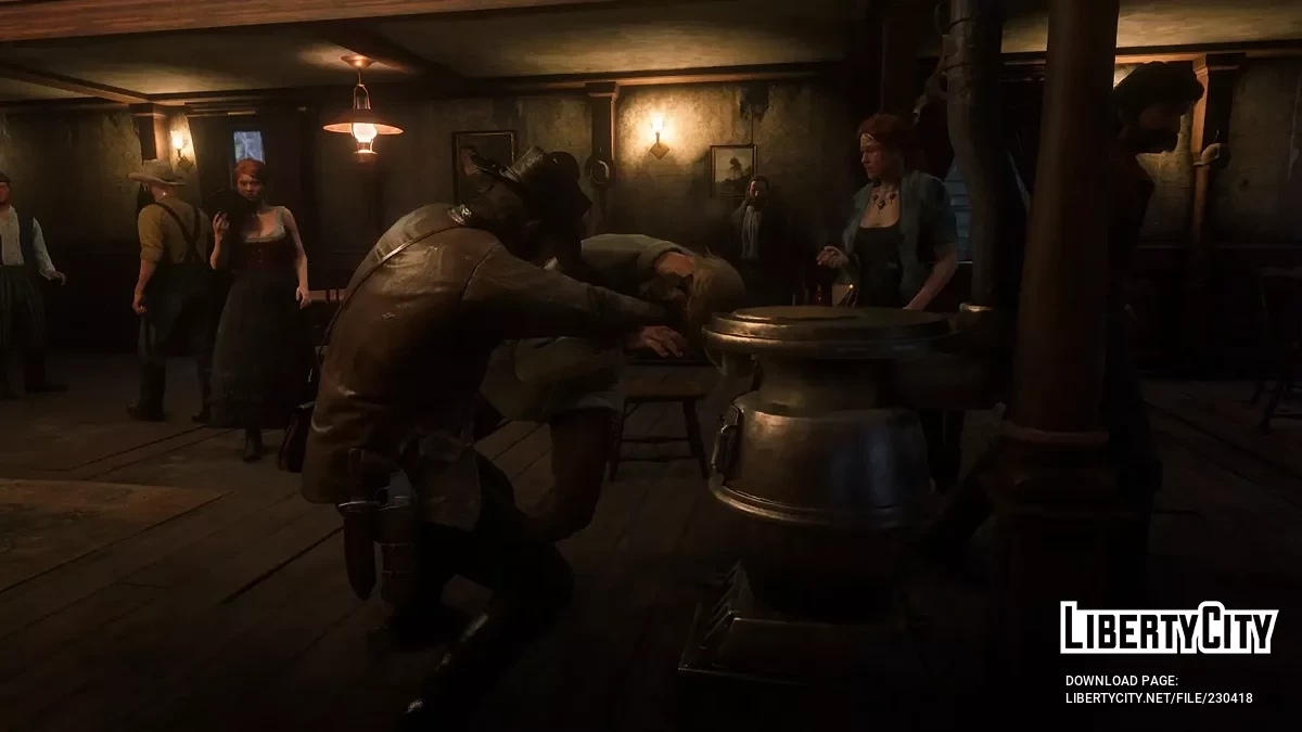 Bar Brawls [1.4] — возможность устраивать драки в барах / Red Dead Redemption 2