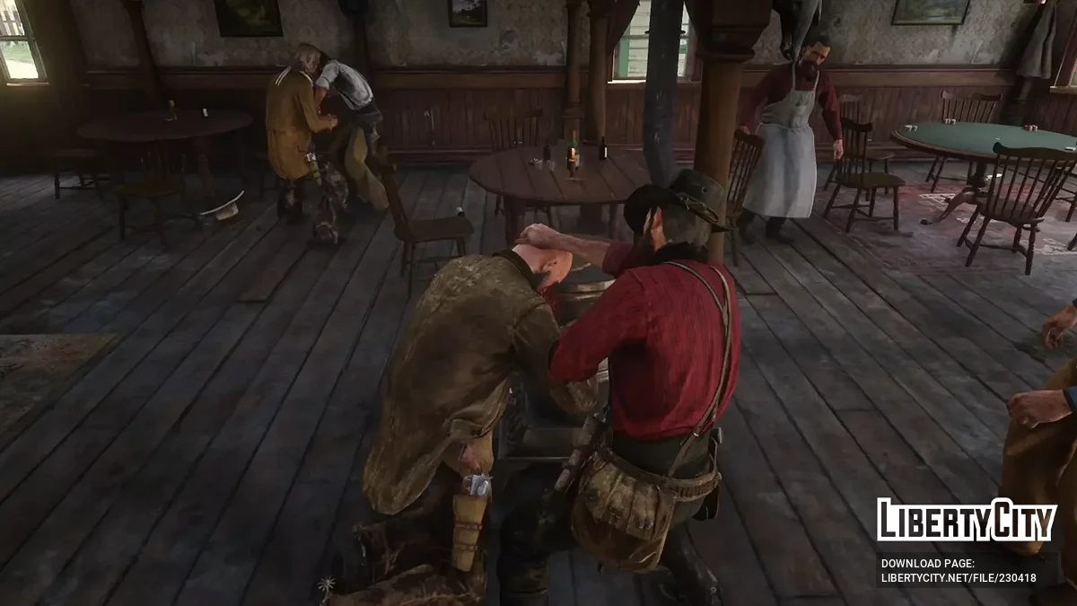 Bar Brawls [1.4] — возможность устраивать драки в барах / Red Dead Redemption 2