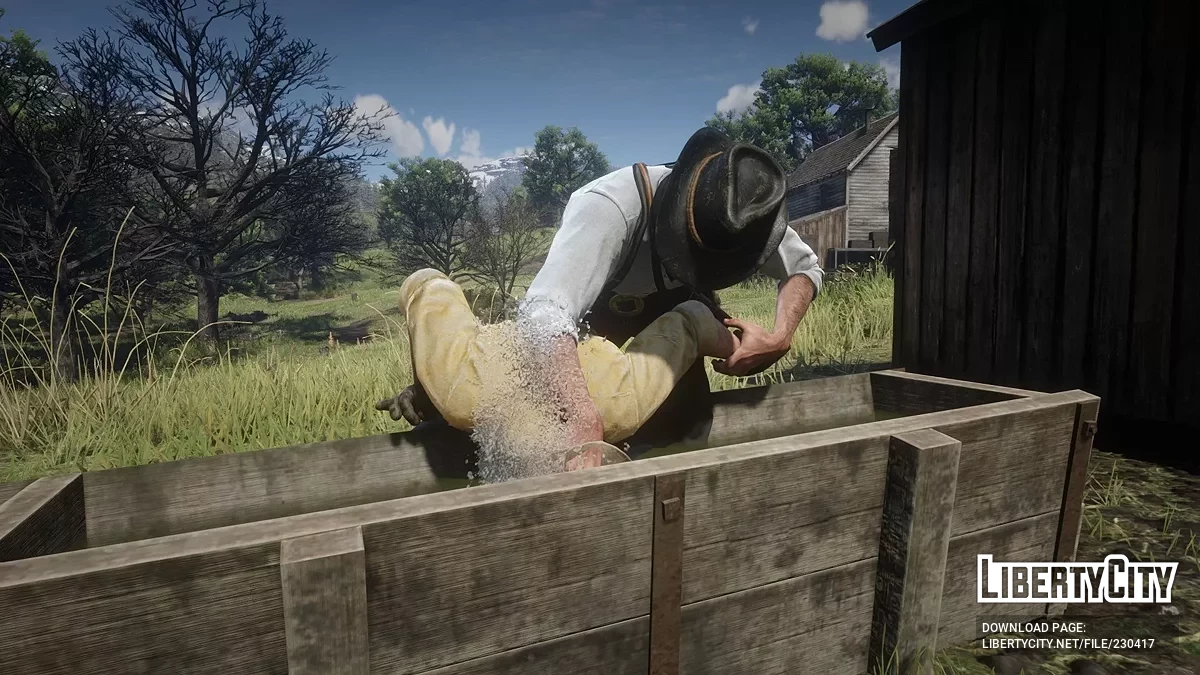 Trough Drowning — возможность топить врагов / Red Dead Redemption 2