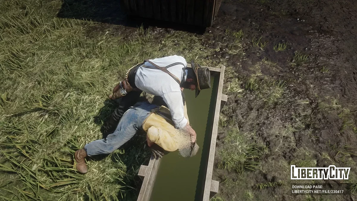 Trough Drowning — возможность топить врагов / Red Dead Redemption 2