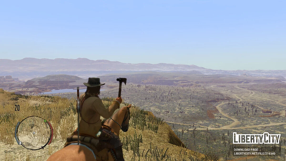 Изменение ракурса при прицеливании / Red Dead Redemption