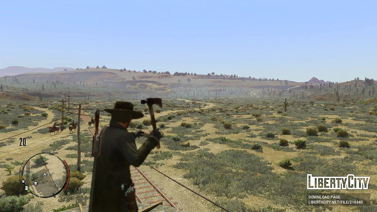 Изменение ракурса при прицеливании / Red Dead Redemption