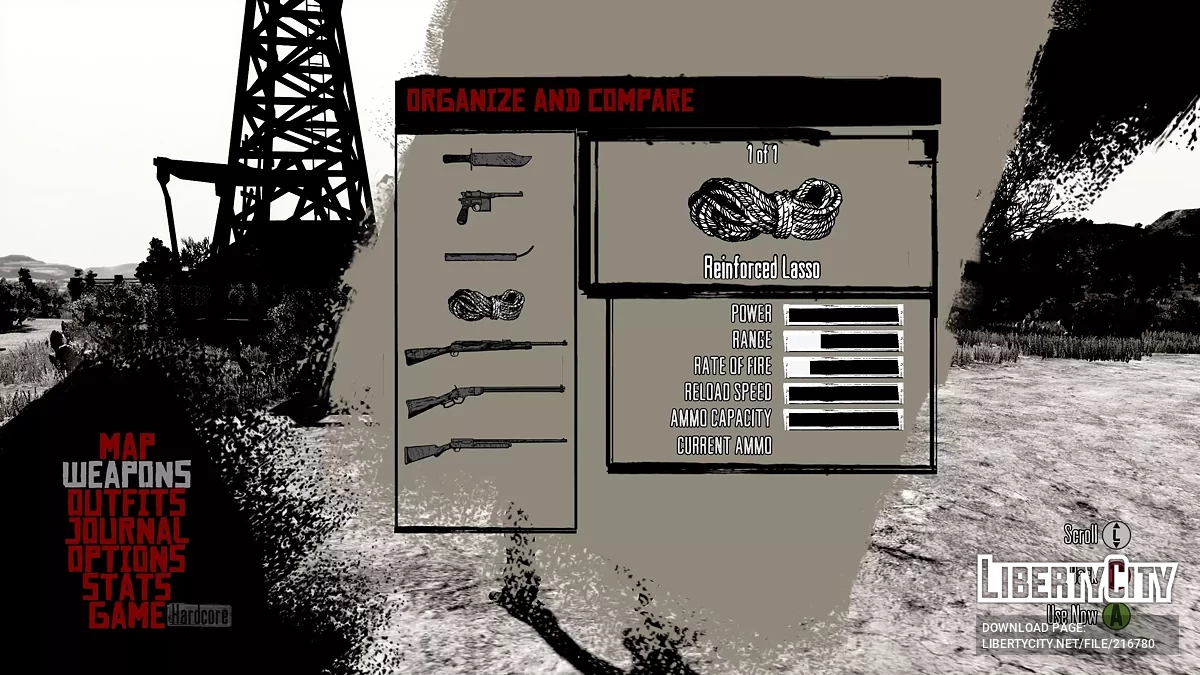 Названия оружий из RDR2 / Red Dead Redemption
