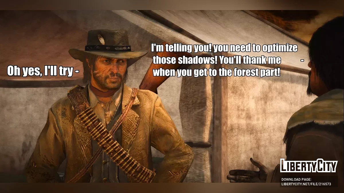 Оптимизированные тени / Red Dead Redemption