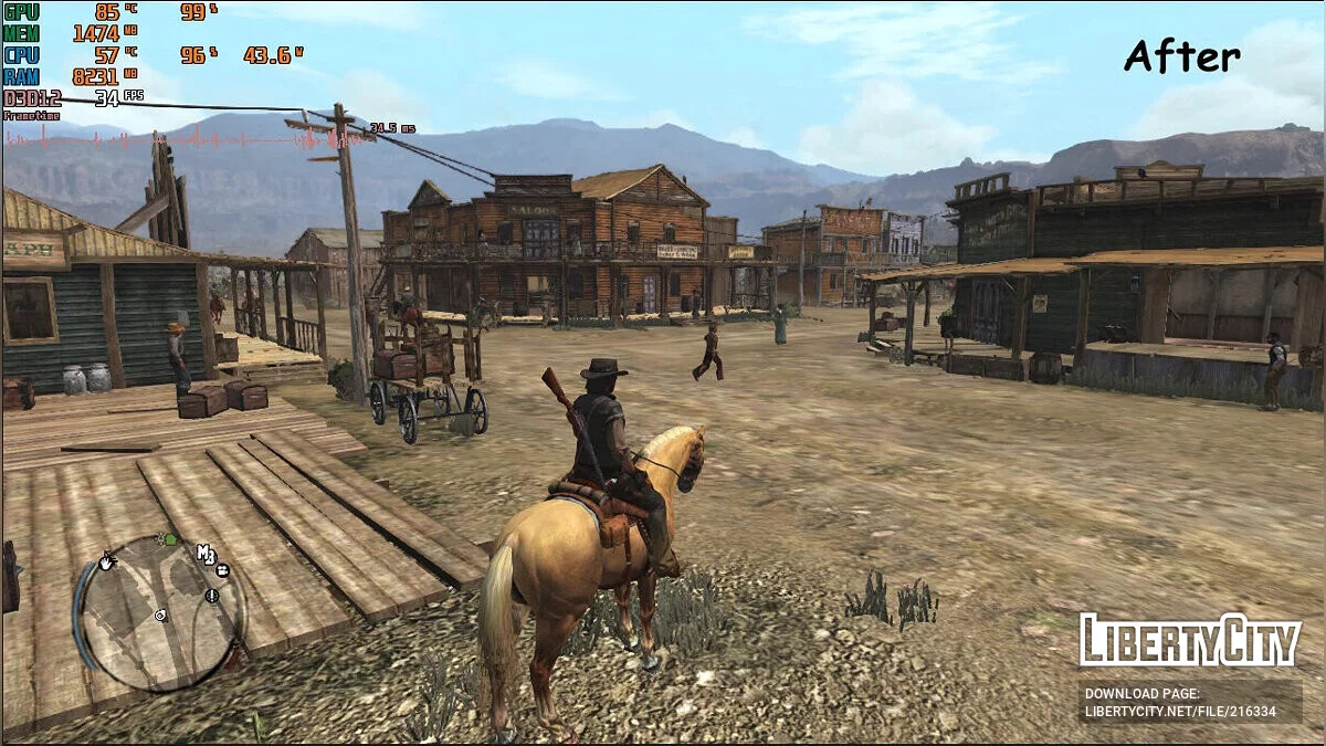 Полное отключение теней / Red Dead Redemption