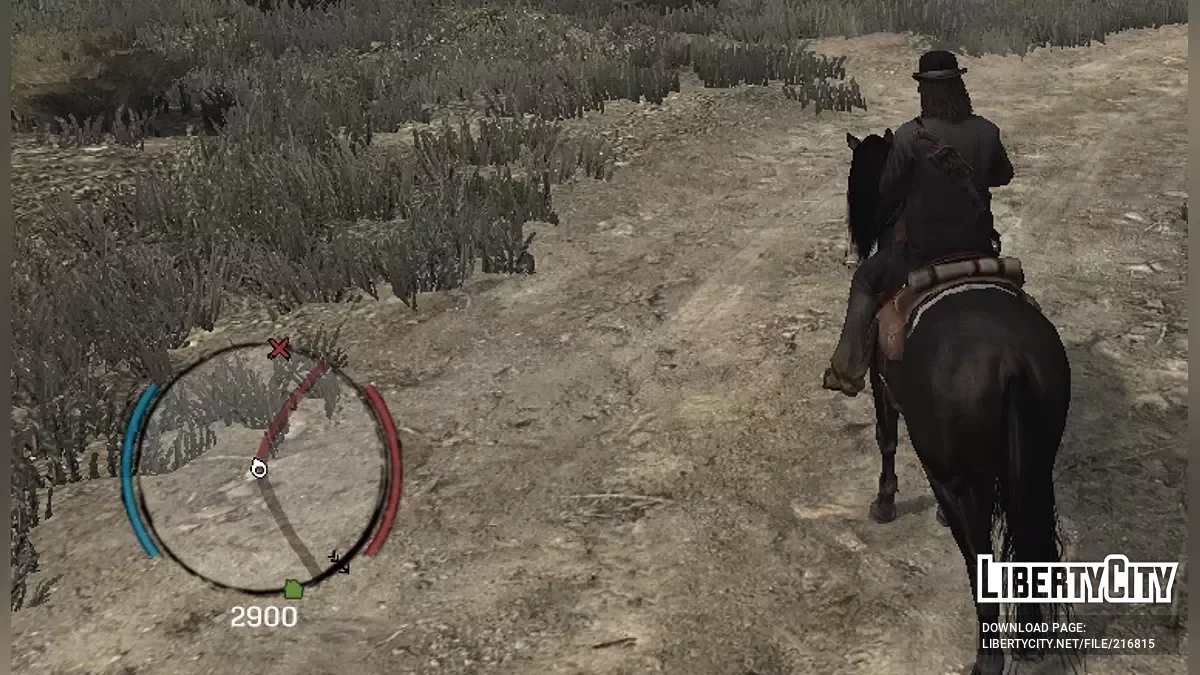 Расстояние до путевой точки / Red Dead Redemption