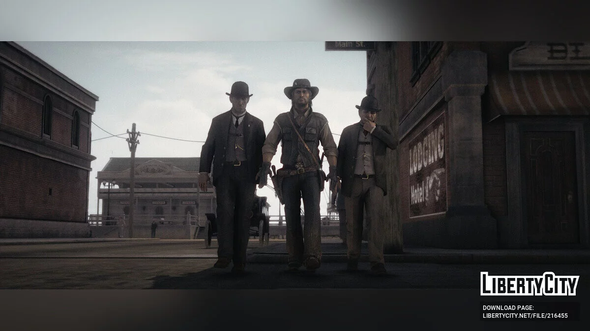 Широкоэкранные ролики и переключение HUD (Reshade) / Red Dead Redemption